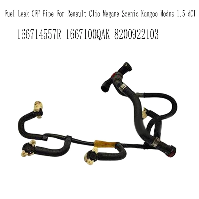 166714557R Fuel Leak OFF Pipe For Renault Clio Megane Scenic Kangoo Modus 1.5 DCI Oil Return Pipe 1667100QAK 8200922103