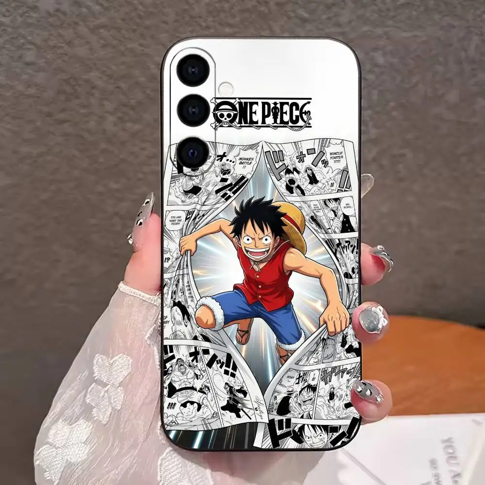 O-One Anime P-Piece-S Monki D L-Luffy Phone Case For Samsung Galaxy A20,21s,22,31,32,52,53,72,73,80,91 Soft Black Shell