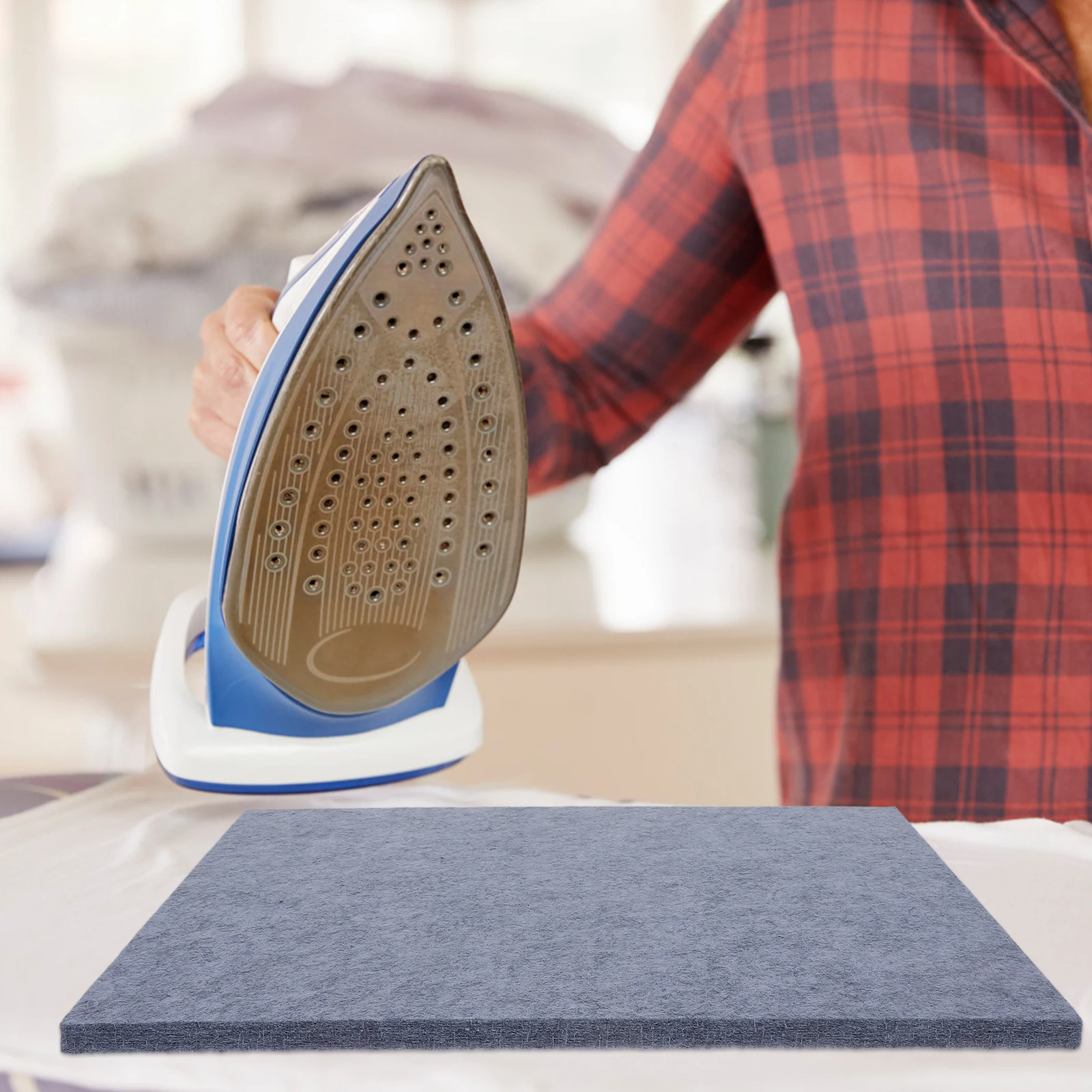 

2pcs Thickened Felt Pressing Mat 35X25Cm Heat Resistant Ironing Pad Soundproofing Panel For Diy Craft Sewing Quilting Home Decor