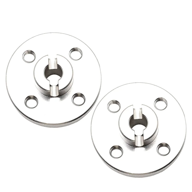 2PCS 7575T6 Aluminum Alloy Large Tooth Base Large Tooth Disk Silver Toothed Disc for TAMIYA Xv01