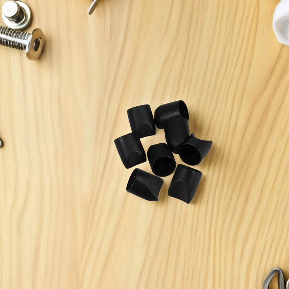 

50pcs V Shape Plastic End Caps Heavy Duty Folding Stabilizers Replacement Stability Plugs For Metal Padded Chairs Non-Marring