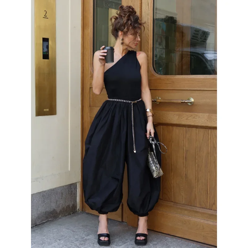 Fashion Hip-Hop Casual Harem Pants Spring And Women Street Dance Personal Y2k Balloon Puffy Sensory Cotton Elastic Pants