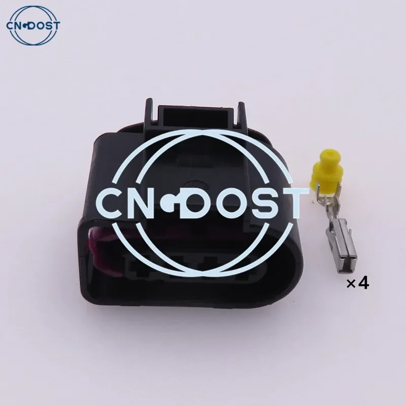 

1 Set 4 Pin 4D0 971 994 4D0971994 Automotive Plug Electrical Wiring Harness Socket Conector AC Assembly For VW Audi