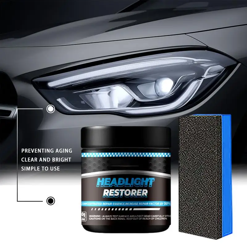 Headlight Restorer 100g Headlight Lens Restorer For Cars Headlights Cleaner And Restoration Head Light Coating Headlight Repair