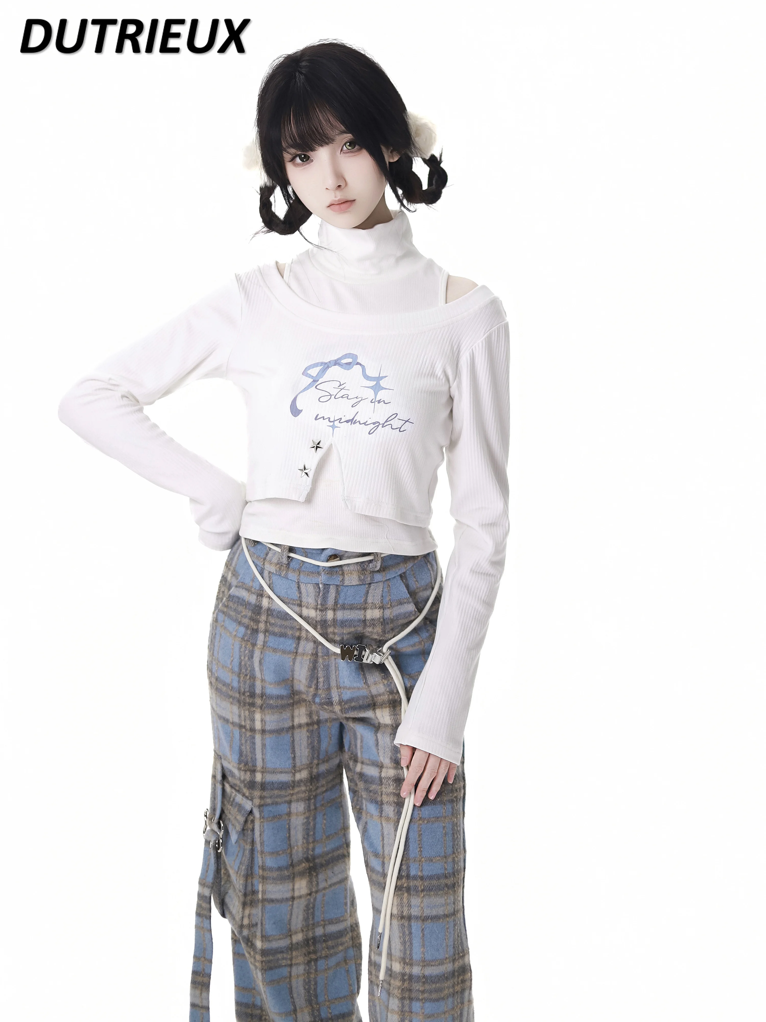 Sweet Cute Fur Collar Plush Ladies Loose Jacket Plaid Design Sense Thin Fshion New Autumn Winter Casual Coats for Women