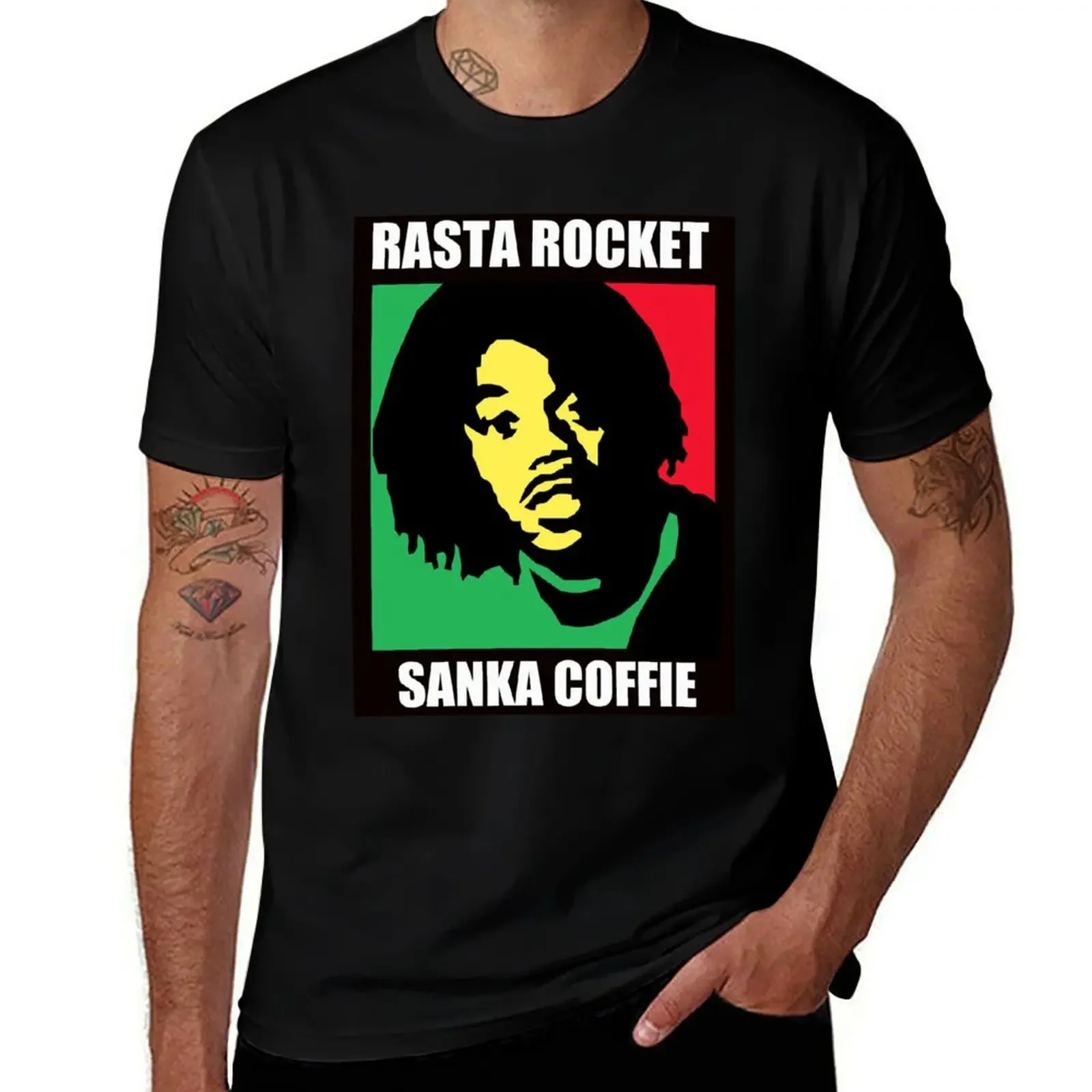 Sanka Coffie T-Shirt sports fans anime tshirt oversized t shirts for men