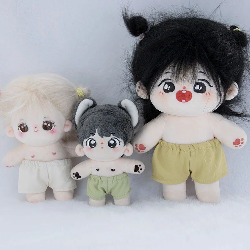 Doll Clothes for 10/15/20cm Idol Doll Outfit Accessories Casual Solid Shirt Color for Super Star Dolls Toys Collection Gift