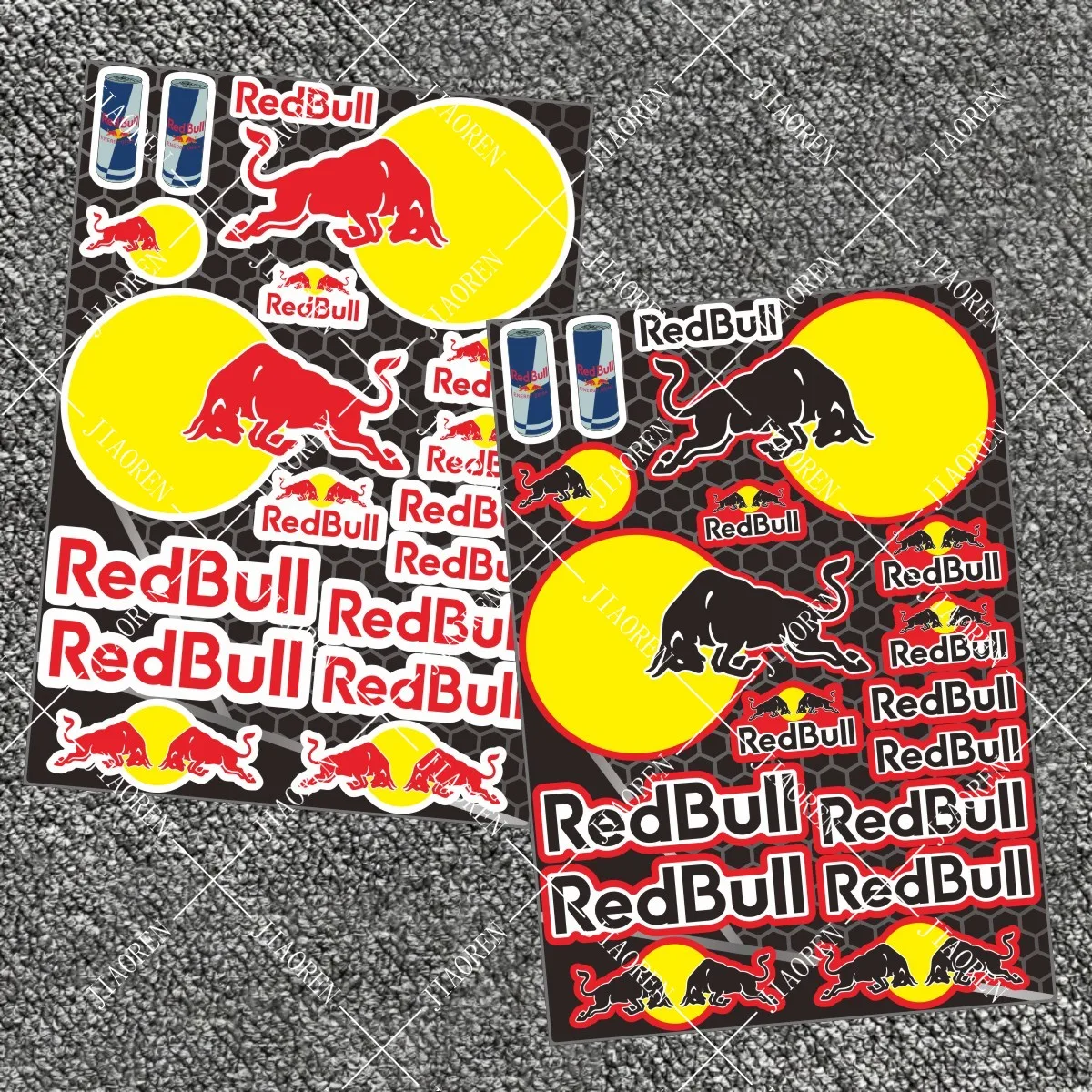 

Светоотражающая наклейка на мотоцикл Red Bull с логотипом на бак, шлем, автомобильная велосипедная наклейка для Yamaha Honda Suzuki Kawasaki KTM DUCATI BMW