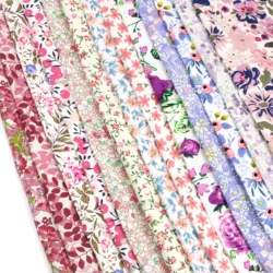 Mouchoir floral de mariage romantique pour hommes et femmes, 100% coton, rouge, rose, violet, carré de poche élégant de 26cm, serviette de poitrine trempée, cadeau