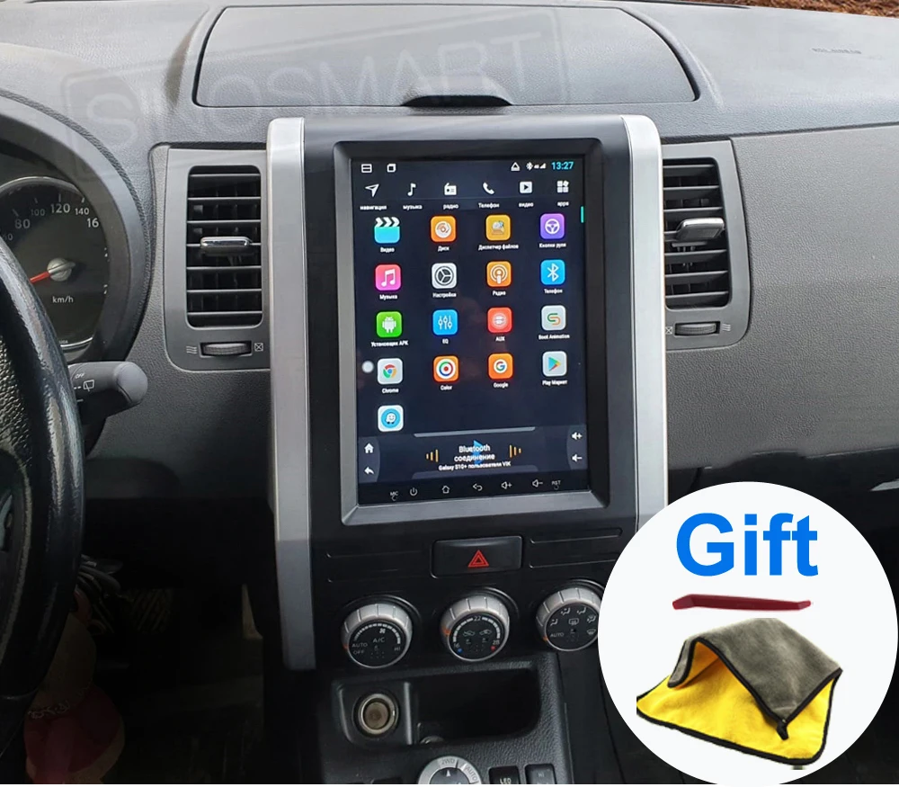 SINOSMART 9.7" Vertikales QLED Android Autoradio für Nissan X-Trail T31 2007–2013 | Komplett-Panel | BOSE 360-Kamera 48EQ DSP Ca – Detail 3