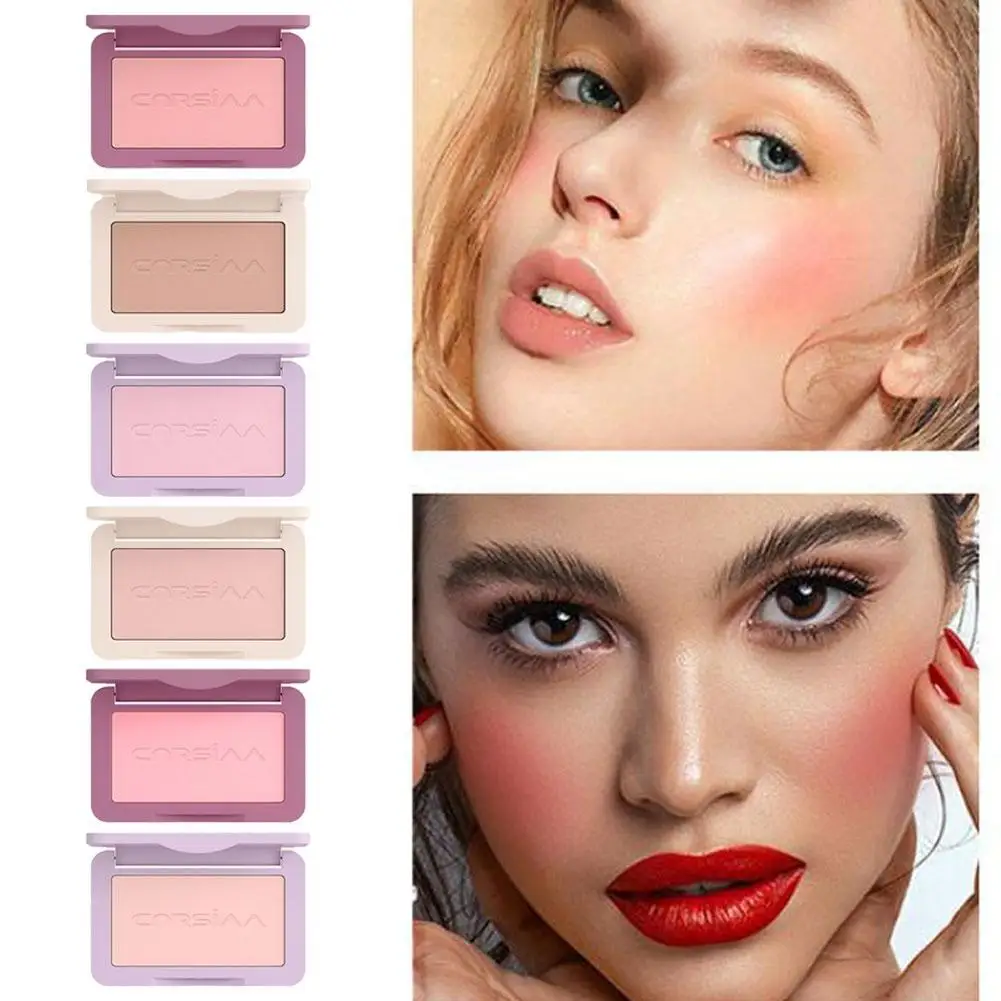

Кремовая пудра, матовые румяна для макияжа, розовая сковорода, долговечная, с высоким содержанием пигмента, натуральные матовые румяна, косметика