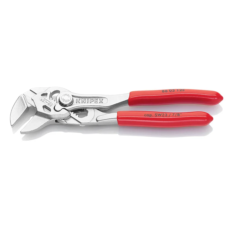 KNIPEX 86 03 125 5-Inch Mini Pliers Wrench Gripping Holding Pressing Bending Applications High Hardness Water Pipe Plier