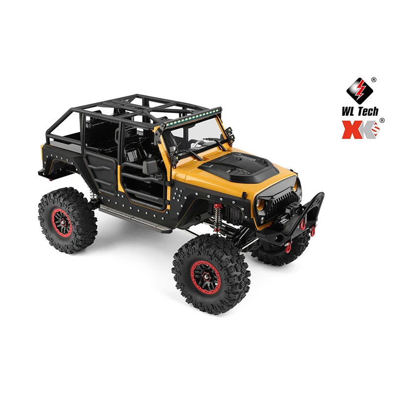 1/10 New Wltoys 104026 4x4 Remote Control Car Winch Off-Road Vehicle Wrangler Replica Model Alloy Differential Lock Climbing Car