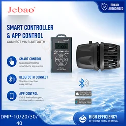 Jecod jebao dmp-10/20/30/40 New Smart Bluetooth App Control Cordless Aquarium Wavemaker Pump Freshwater Saltwater Fish Tank