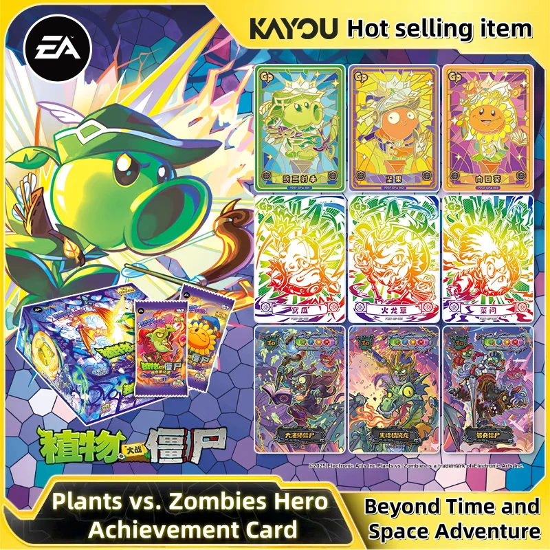 KAYOU Genuine Plants Vs. Zombies Time and Space Adventure Series Card Games, Holiday Collections, Toys, Gifts, Original Box