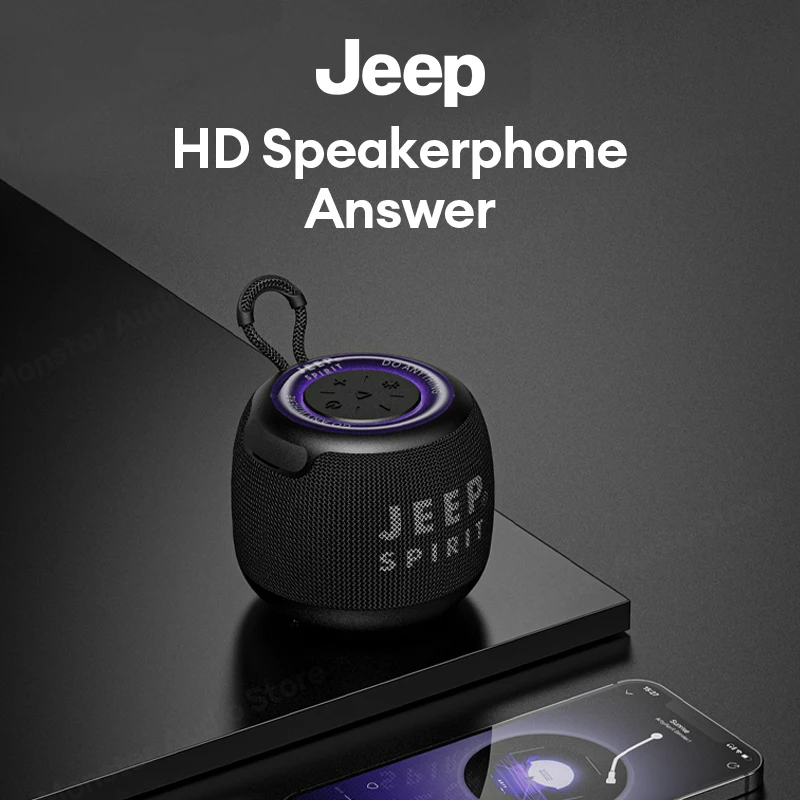 Choice JEEP JPS-SC001 Portable Wireless Speaker 3D Stereo Surround Sound Speakers  for Birthday Gifts Audio Loudspeaker