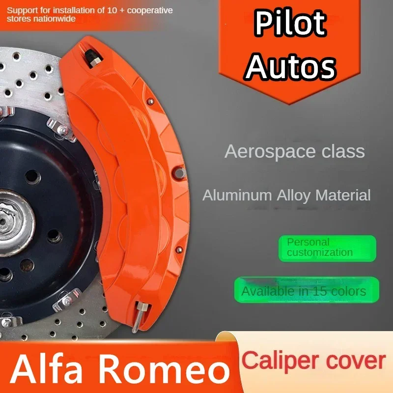 For Alfa Romeo Aluminum Car Brake Caliper Cover Fit Giulia Stelvio Tonale Giulietta Mito Gloria