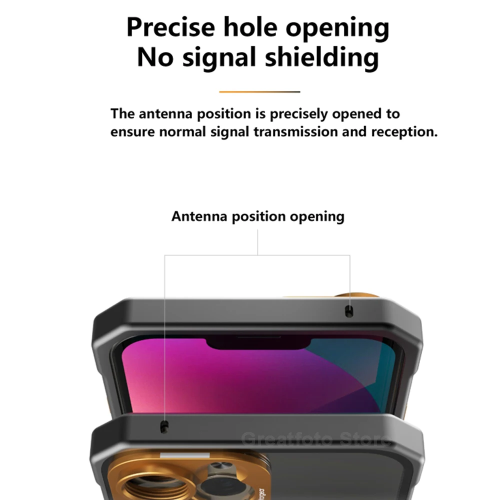 Fotorgear電話ケースフィルターvnd 2-6 cplブラックミスト/ゴールドストリーク/ブルーストリーク/スターフレアフィルターiphone 14プロプラス最大電話