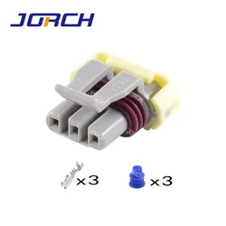 5sets 3 Pin female waterproof LS1 LS6 Camaro Corvette GM MAP Crank Sensor auto connector 12129946