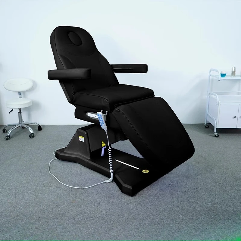 المهنية طاولات التدليك الكهربائية باديكير النوم رفع الحديد تدليك الجداول الأذن تنظيف بولي Leather الأثاث الجلدي Massagetafel MH #1