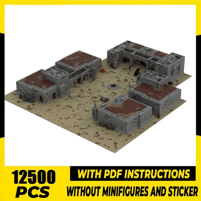 

Star Movie Model Moc Building Blocks Hideout Complete Technology Brick DIY Assembly Creative Model Construction Holiday Toys