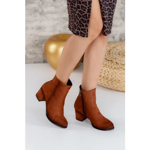 Women's Boots Tan Suede New Fashion 2022 Winter High Heel