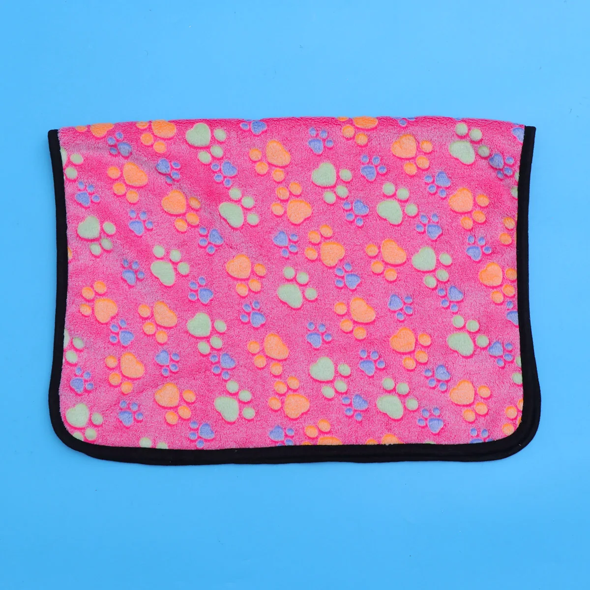 

1Pcs Pet Blanket 60x40cm Coral Fleece Dog Bed Small Bone Printed Warm Sleeping Mat for Puppies Indoor Outdoor Travel Use Pet