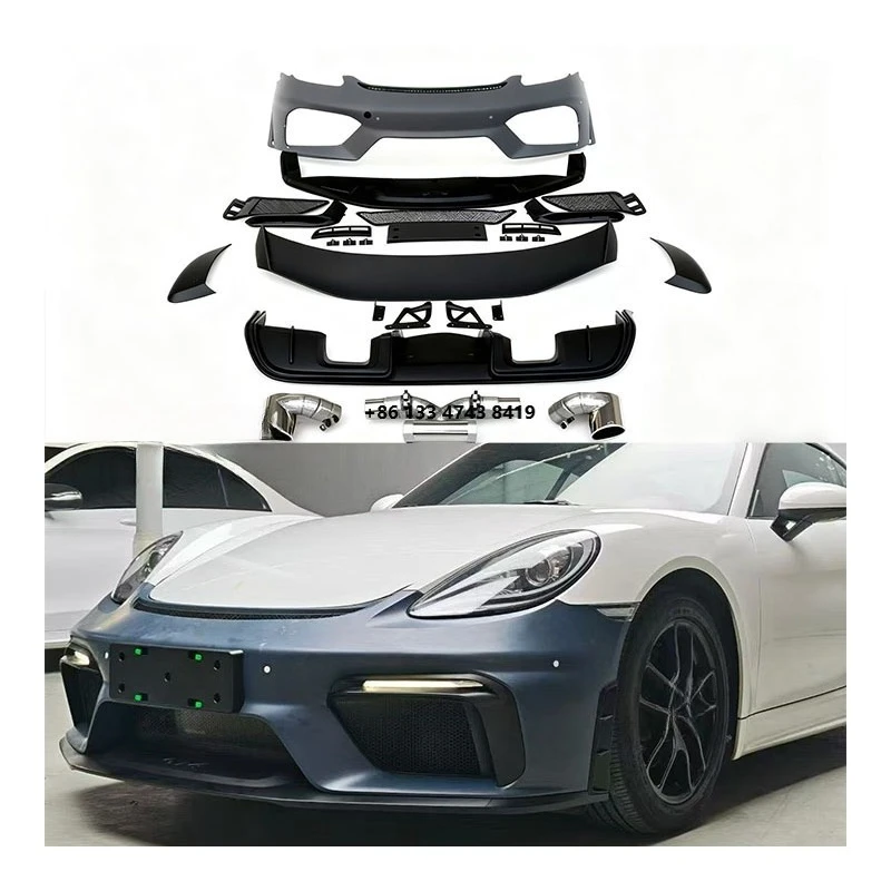 

For the new 718 2016 GT4 Bumper Body Kit with Exhaust