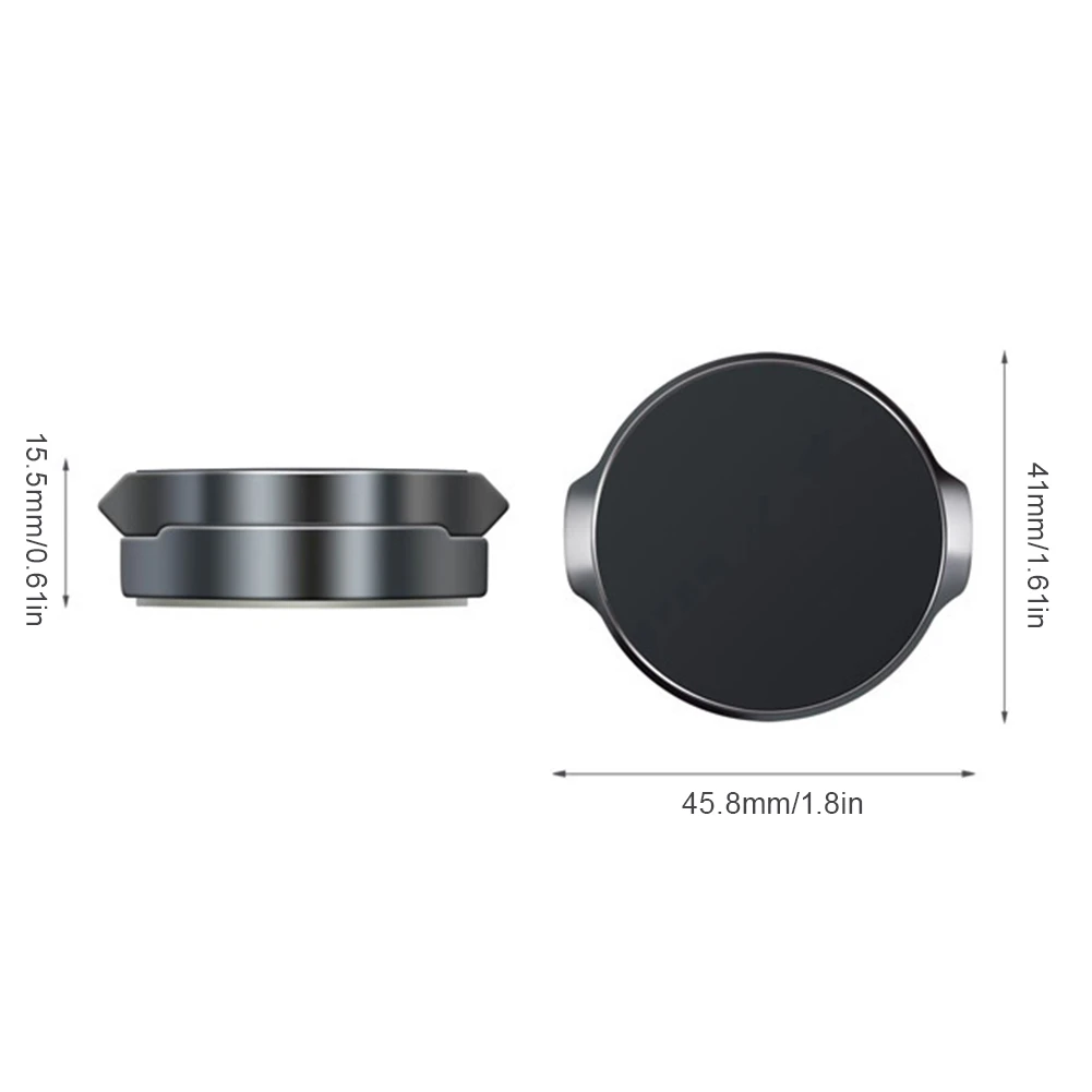 Car Mobile Phone Stand Strong Magnetic Car Holder 720° Foldable Round Bracket Support for Universal Phones Mount Holders In Car