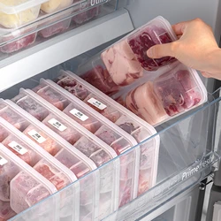 Refrigerator frozen meat division box Freezer room division storage box Prepared food box fresh-keeping box