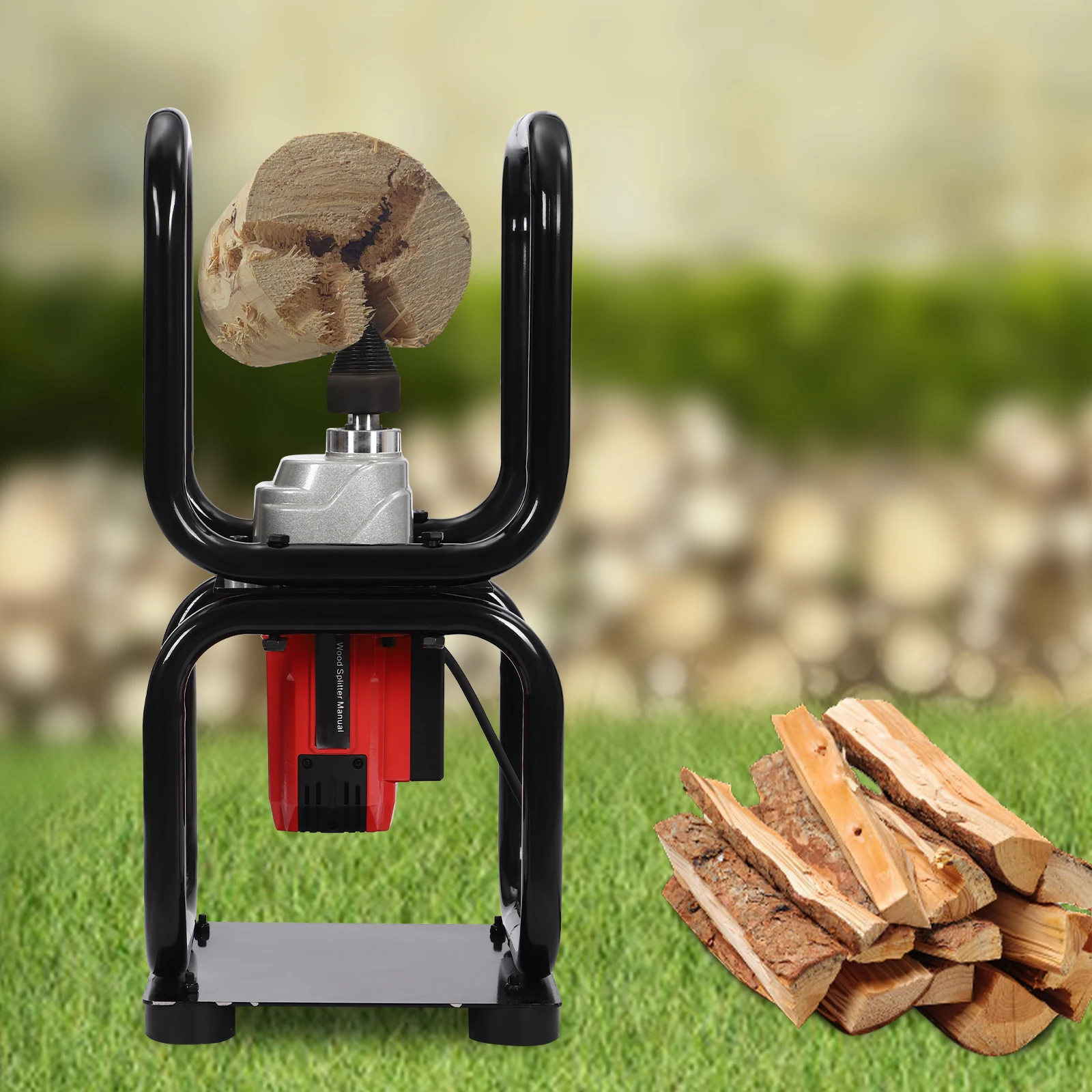 Séparateur de bois électrique 2,3 kw, Machine de séparation de bois de chauffage, séparateur de bûches, moteur en cuivre pur 450 tr/min