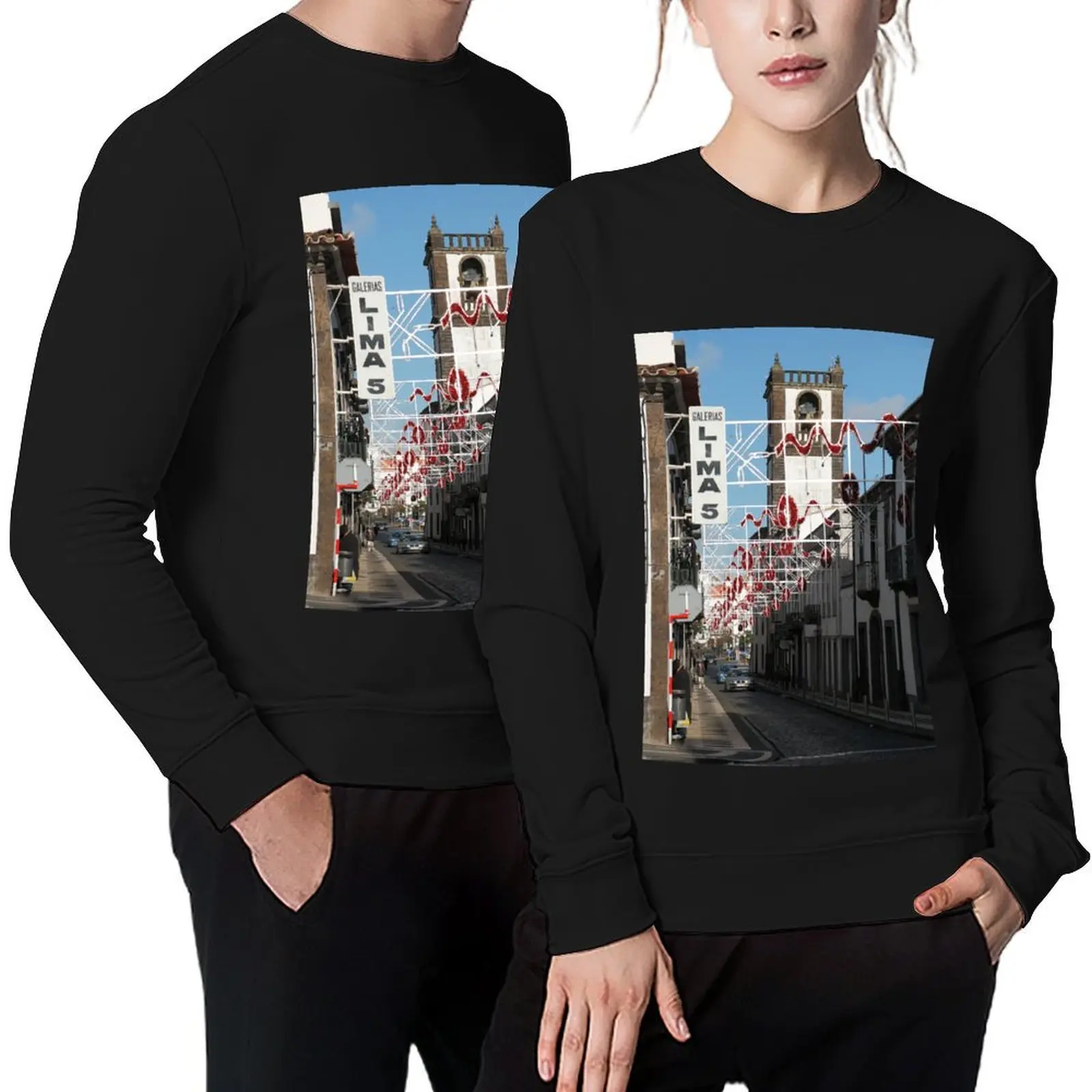 

Ponta Delgada, Azores Pullover autumn jacket men men wear blouse autumn anime sweatshirt