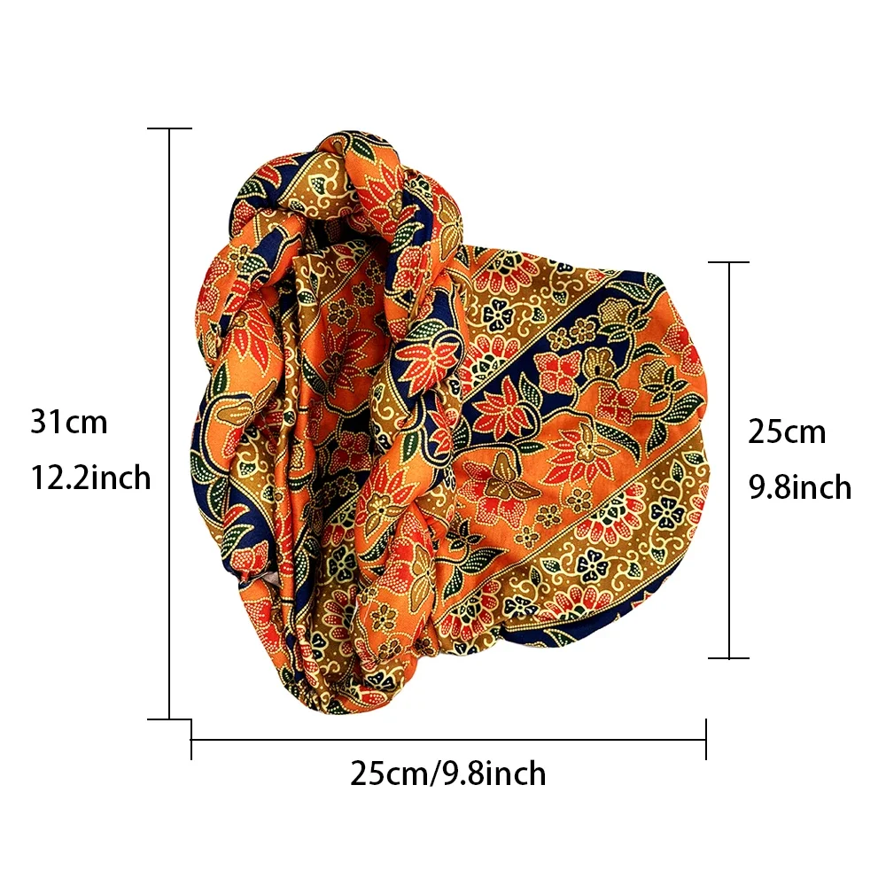 Afrikanische Headtie Motorhaube Hut Turban für Frauen Muslimischen Kopf Wrap Nigerian Schal Geflecht Hijab Femme Chemo Caps Abdeckung – Detail 2