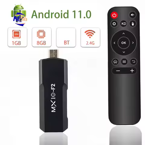 AC56-Smart TV Stick Android Video 4K Bluetooth RK3228A Quad-Core Media Player Game Box MX10 F2