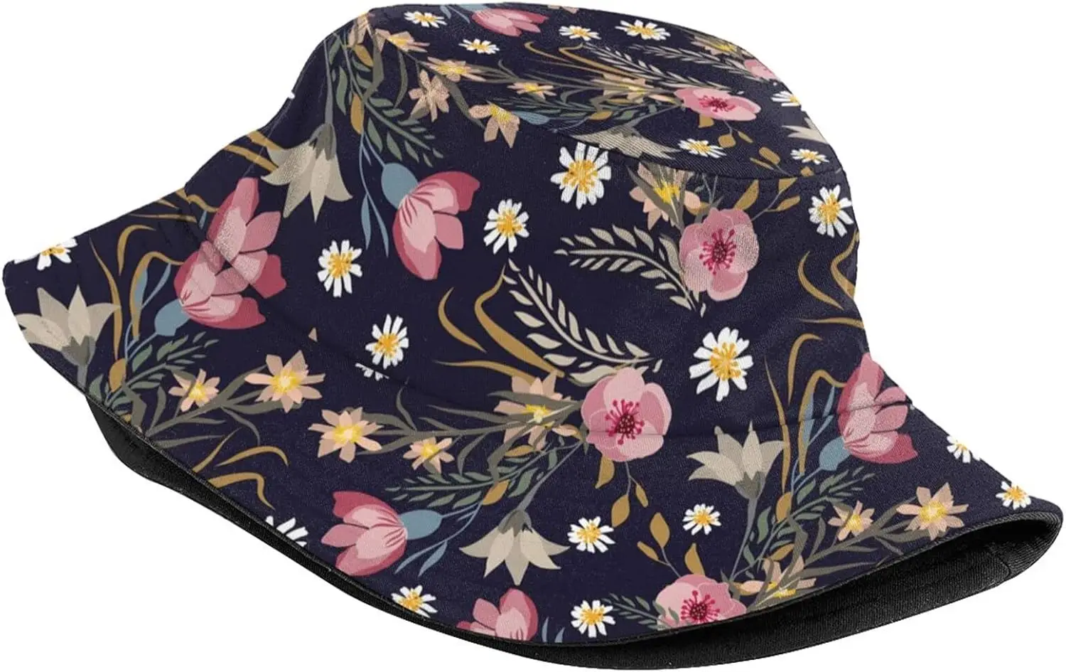 Hawaii Hawaiian Flowers Bucket Hat Beach Fisherman Hats for Women Men Boys Girls