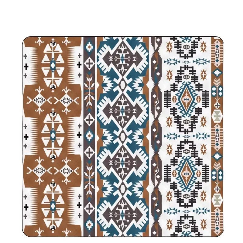 

Ультратолстый переносной коврик 285*200 см, большой размер, ультразвуковой, в этническом стиле, с алюминиевой пленкой, для кемпинга и пикников на открытом воздухе