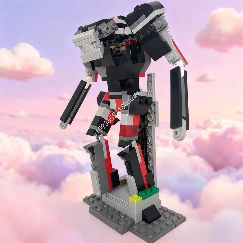 192 Piezas MOC Giganto Sonic The Hedgehog, Bloques de Construcción de Modelos, Juguete Creativo de Arquitectura, Ladrillos de Construcción, Regalo Educativo para Festivales