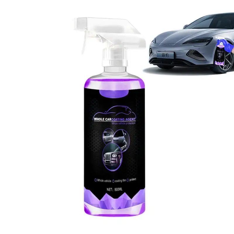 

Car Wax Polish Spray 500ml Automobile Paint Coating Agent Long Lasting Brighten Car Cleaning Spray For Car Maintenance Supplies