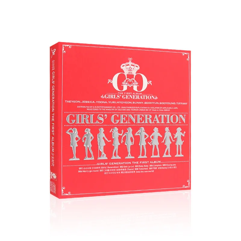 

Girls' Generation The First Album Music CD K-Pop Korean Pop Girl Group Album Disc Female Idol Group K-Pop Music Album CD