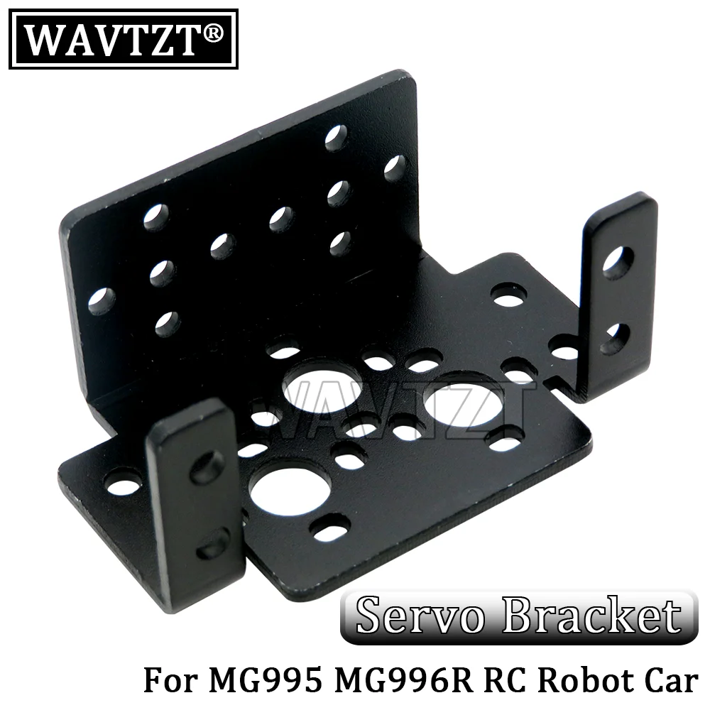 WAVTZT Aluminum Multifunction Servo Bracket for MG995 MG996r Universal Support Robot Steering Gear Bracket