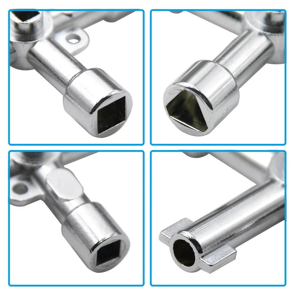 Multi-Functional Phillips Head Switch Wrench, 4-In-1 Portable Alloy Triangular Wrench, Suitable For Elevators, Electrical Cabine