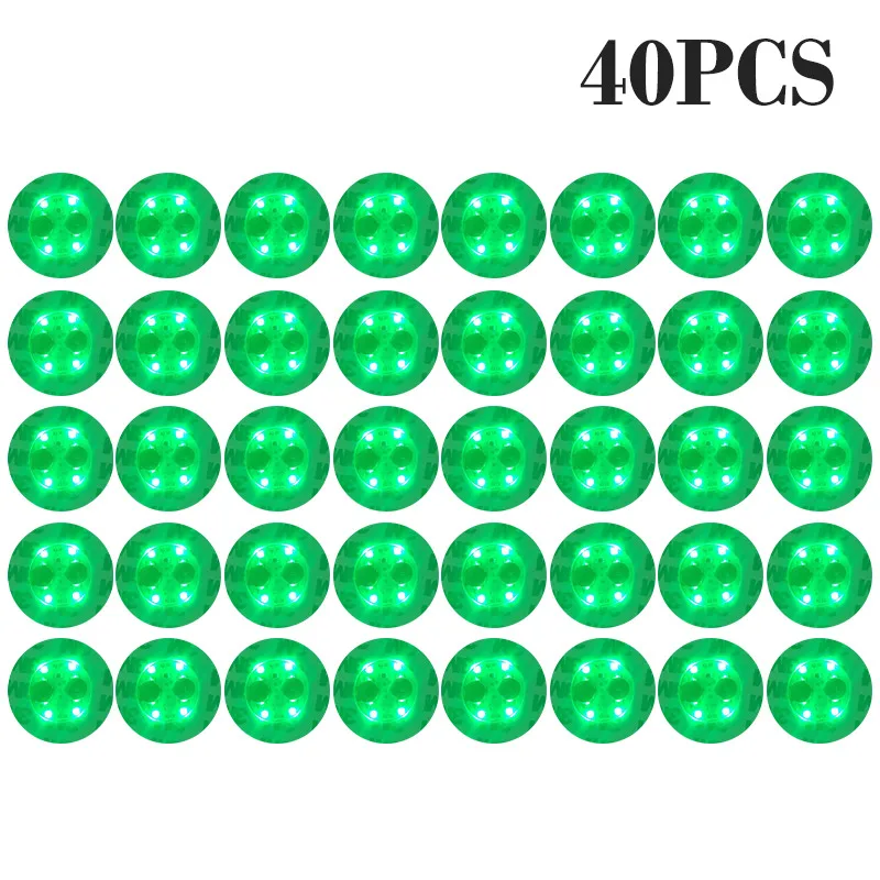 100 Stuks LED Servies Mat Cup Lichtgevende Sticker Kleurrijke Knipperende Fles Sticker Lichtgevende Coaster Kraam Bar Licht - afbeelding 1