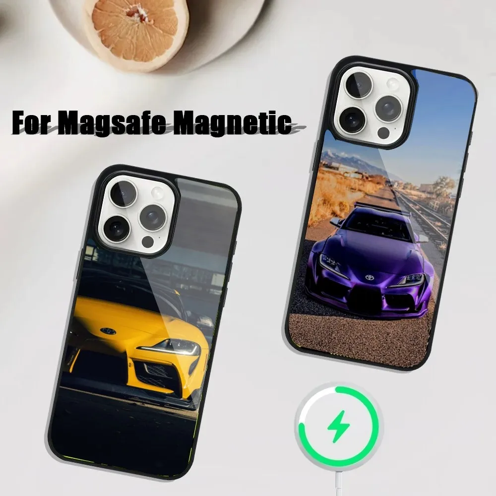 T-ToyotaS GR S-Supra Phone Case For iPhone 16,15,14,13,12,11,Plus,Pro,Max Mini Magsafe Magnetic Wireless Charging