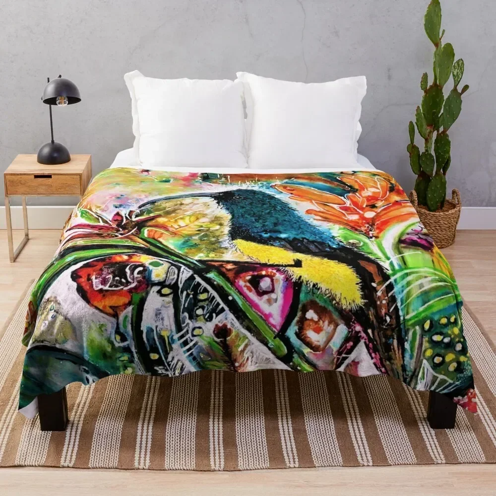 Akahi Sunbird Throw Blanket No Pilling Soft Warm Blanket for Bed