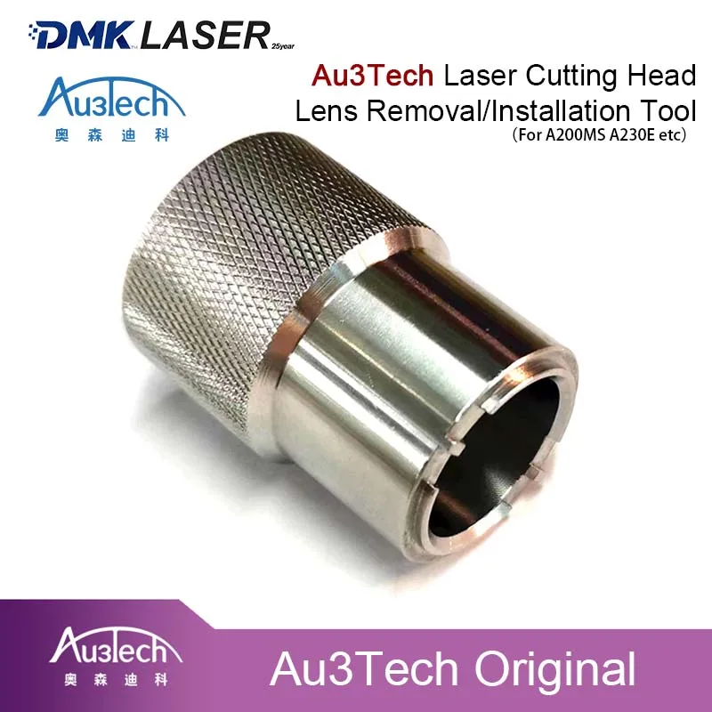 Au3Tech Laser Cutting Head Lens Installation Tool Collimating Lens Removal Wrench For ACutter A200MS A230E D30 Focusing Lens
