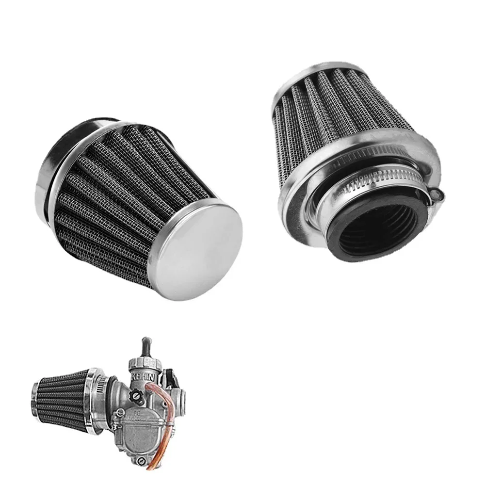 For Motorcycle Modified Air Filter Mushroom Head Air Filter Universal Head Large Flow Filter Element 35/39/42/44/48/5/52/54/60mm