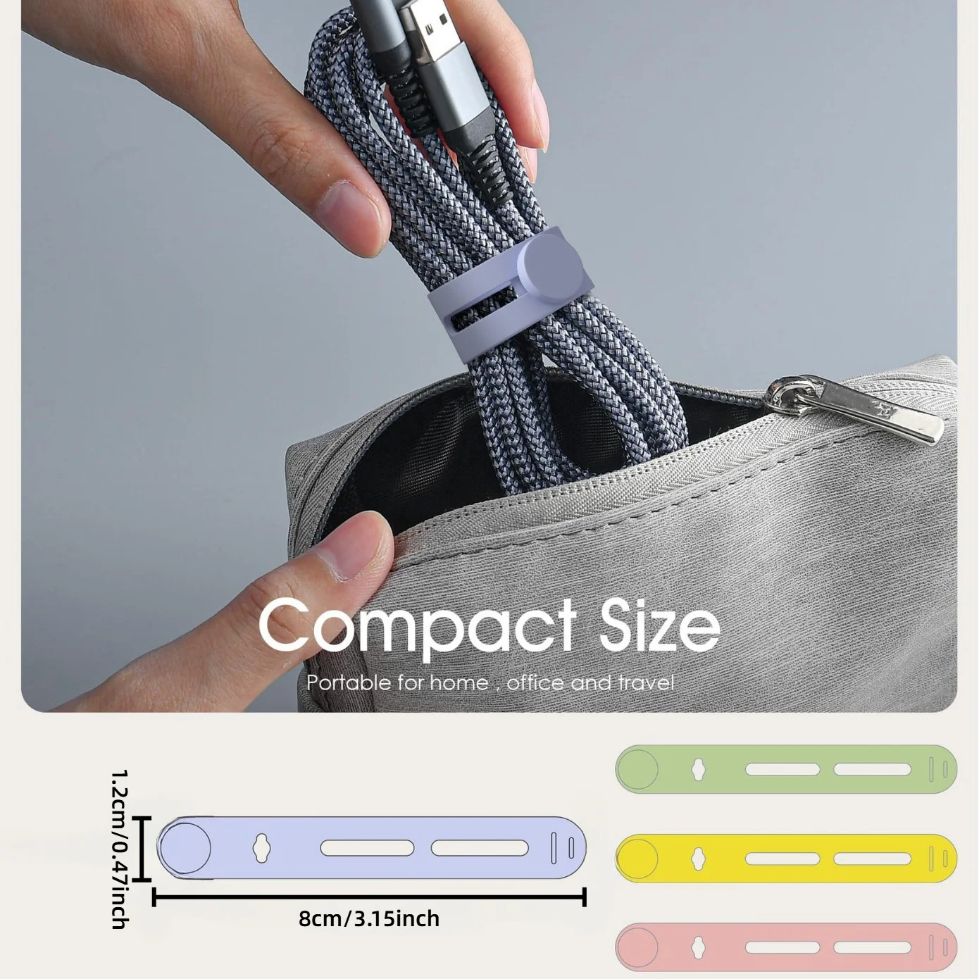 5/10pcs, Portable cable organizer, data cable, headphone cable storage, charging cable organizer, household storage accessories