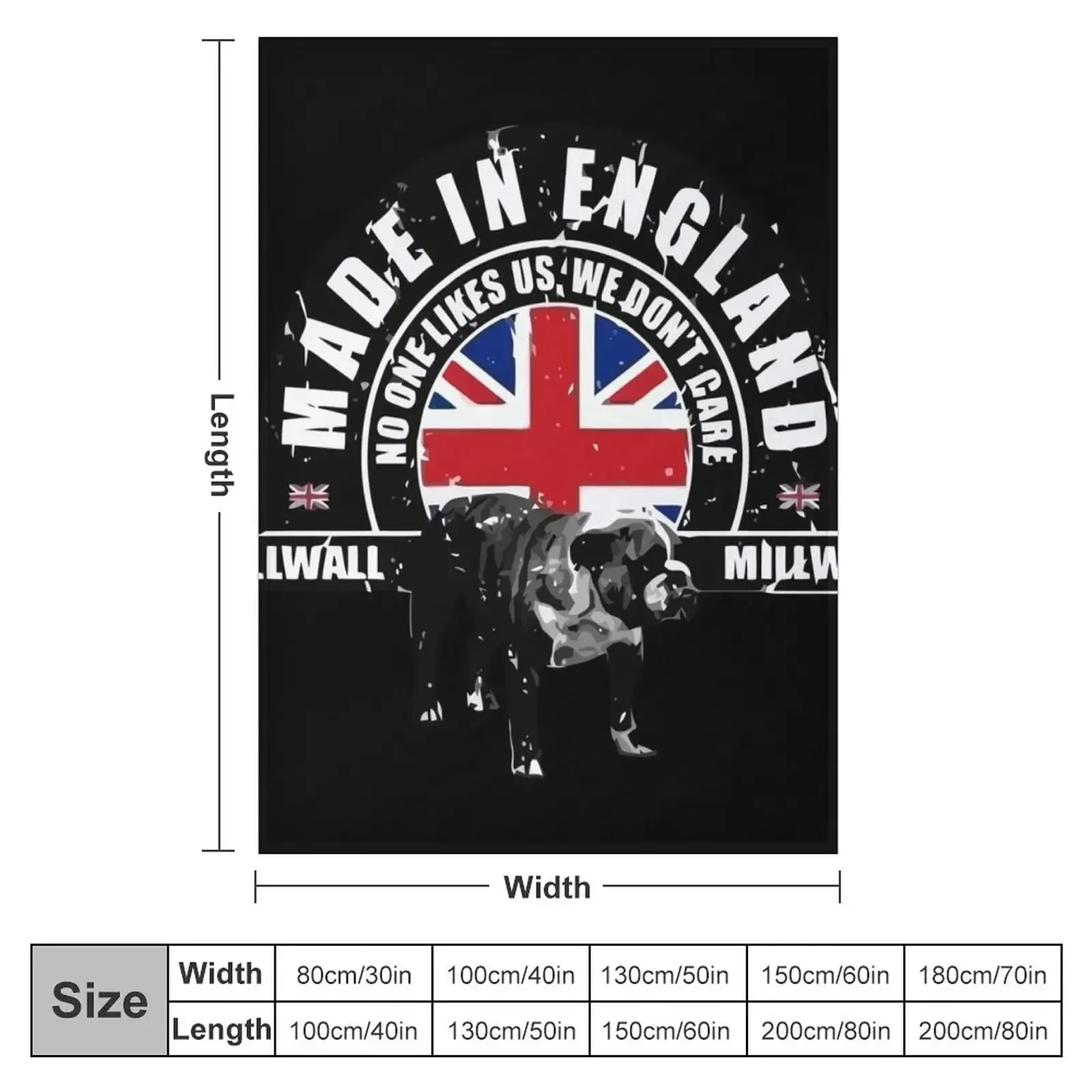 Millwall Made in England Throw Blanket Luxury St Winter beds Comforter for winter Blankets