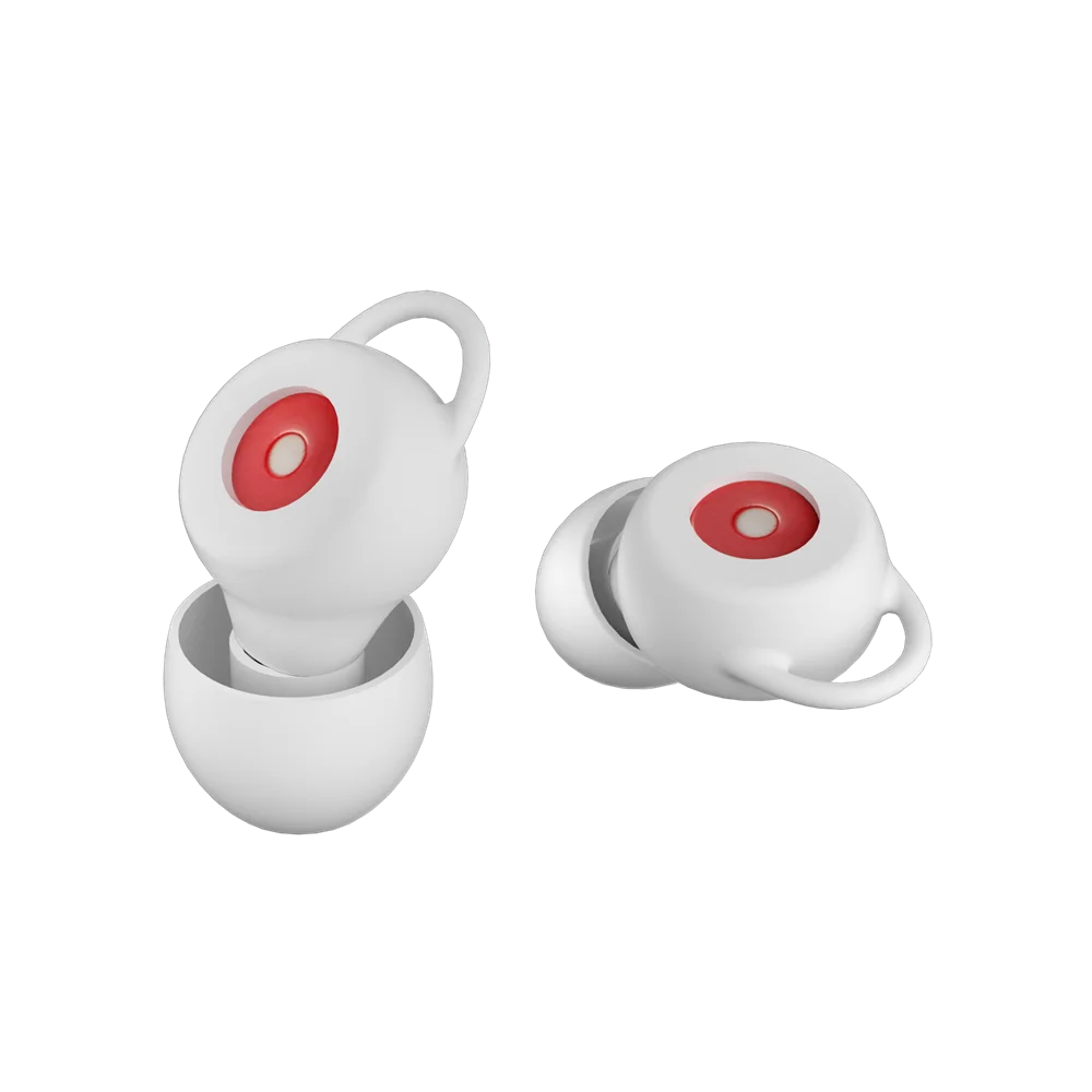 Silicone Noise Woo Earplugs Easy Portable  And Reusable For Noise-Sensitive Children And Patients To Effectively Reduce Noise