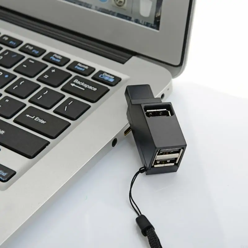 Universal USB -концентраточный адаптер усиливает соединение ноутбуков PC USB2.0 Splitter